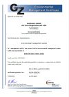 Zertifikat DIN EN ISO 14001:2015